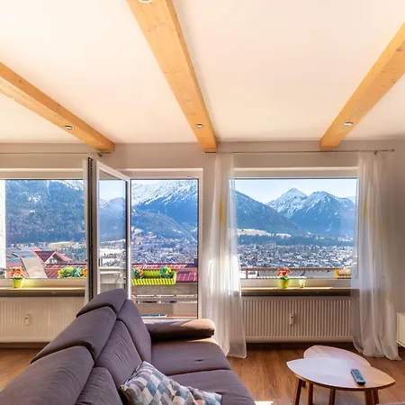 Lägenhet Panoramablick Mit Balkon, Grosse Sauna, Alpenjuwel 2 Oberstdorf