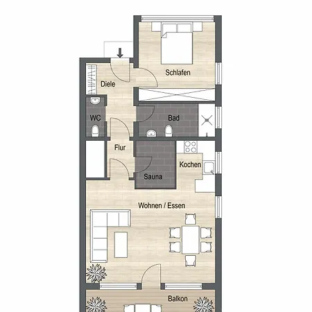 Lägenhet Panoramablick Mit Balkon, Grosse Sauna, Alpenjuwel 2 *
